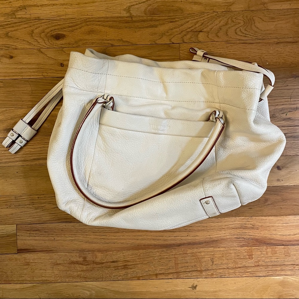 Kate Spade Leather Ivory tote